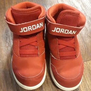 Toddler Boy Red Jordans shoes size 9c